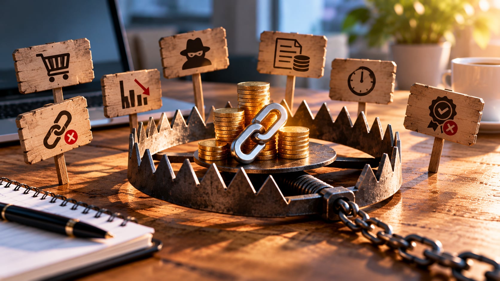 Linkbuilding Preise – 7 teure Fallen, die Sie vor dem Kauf von Backlinks kennen sollten